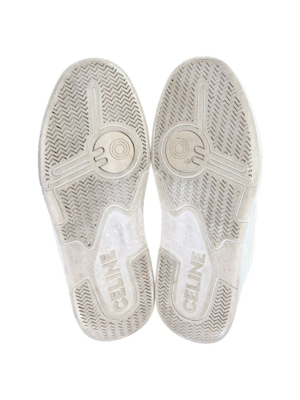 Celine Low Top Sneaker Leather Low Cut Sneakers White - Picture 5 of 6